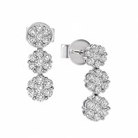 Boucles d'oreilles Giorgio Visconti Femme in Or blanc Diamante 0.70 Ct BBX33026 - BBX33026